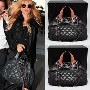 💎✨Authentic✨💎 Chanel Leather In the Mix 2way Hand-ground shoulder bag